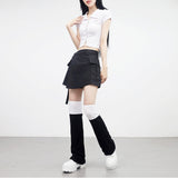 [NONCODE] Curtain Coloring Leg Warmer