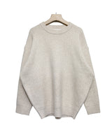 (×)(UNISEX) ベチンウールオーバーニット