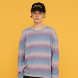 マルチストライプニット / MULTI STRIPE KNIT_CREAM