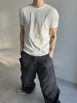 ダブルカットマッスルフィット半袖tシャツ(3colors)
