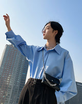 FOR YOU , ワイドバールンシャツ/[Plan-Made] Collared Shirt
