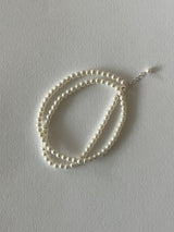 [92.5silver] スワールパールネックレス_4mm