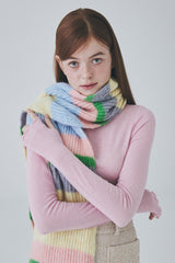 カラーストライプマフラー / Color Stripe Muffler [Yellow]