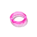 チェリーアクリルリングセット／CHERRY ACRYLIC RING SET [MULTI]