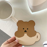 カップコースター/Chanibear cup coaster - Brown