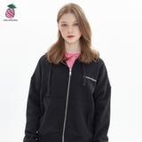 LINE LOGO ZIPUP CARDIGAN (3color) (6535233142902)