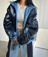 Just Coloring Denim Wide Pants