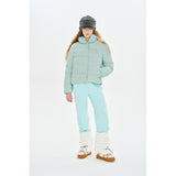 CHERRY BASIC DOWN JUMPER [LIGHT MINT]