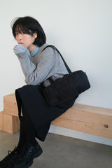 compact duffle bag (black)