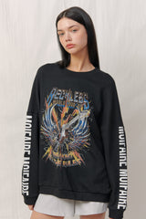  RETRO SWEATSHIRT / BLACK