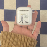 ウォーキングドッグAirPodsケース / Walking dog Airpods case