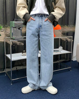 ソルトライトワイドデニムパンツ / SI Salt Light Blue Long Wide Denim Pants (1 color)
