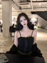 910. ハートレースコルセットトップ / 910. Heart lace corset top (2color)