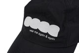 CCCC刺繡ナイロンキャップ / CCCC EMBROIDERED NYLON CAP(BLACK)