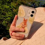 メロンクリームブレッドバニージェリーハードアイフォンケース/melon cream bread bunny jelly hard phone case