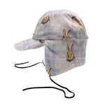 パットイヤーフラップハット / BSR2223FWCP013 BR PAT EARFLAP HAT PINK CHECK