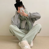 [BELLIDE MADE / 2 lengths] velour corduroy training pants