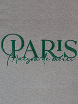 Women's Crop Embo embroidery Logo Sweatshirt MelanGray(FCC1TS381W)