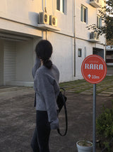 [Belied made] Monet V-neck hidden knit cardigan