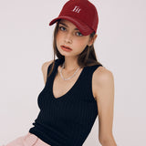 シグネチャーロゴスティッチボールキャップ / SIGNATURE LOGO STITCH BALL CAP (RED)