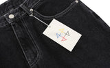 バルカンワイドデニムパンツ/BALCAN WIDE BLACK DENIM PANTS(ONE COLOR)