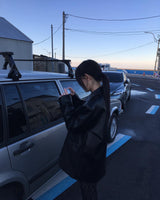 レザーハーフジャケット