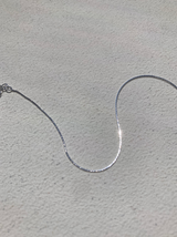[92.5silver] curve line bracelet