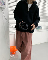 2WAYウールニットジップアップ / RU Two-way Wool Knit Zip-Up (3 colors)