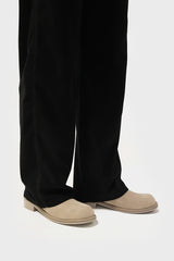Cowhide Gravel Chelsea Boots Beige [VIBRAM]