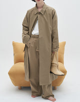 Loose Fit Single-Breasted Coat(3 color) (6596179460214)
