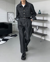 GL ステッチジーンズシャツジャケット / GL Stitch Jean Shirt Jacket (2 colors)