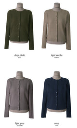 Colorful Twist Knit Cardigan (13color)
