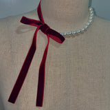 ラブリーリボンベルベットチョーカー/lovely ribbon velvet choker