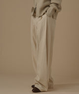 OBLIQUE LINE WIDE PANTS(BELT SET)