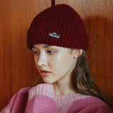 Dolphin logo badge beanie (6622460903542)