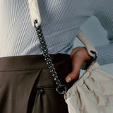 ACC chrome aluminium chain L 23cm (6695514308726)