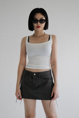 コルセットクラックスカート / Corset Crack Skirt (2color)