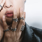 リバティーG1シルバーリング / Liberty-G1 silver ring (4595769049206)