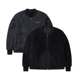 REVERSIBLE QUILTING JACKET - BLACK