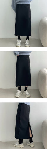ビランバックオープンロングスカート / Viran back open long skirt