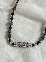 Tosan Beads Metal Vintage Jewelry Necklace