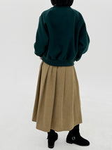 クリーンベルトロングスカート/Clean belt long skirt (2color)