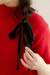 ウールリボンヘアストラップ