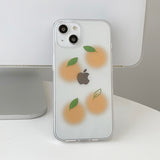 オレンジフォンケース ビーズ トック セット