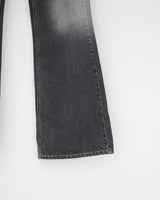 サンディンググレーブーツカットデニムパンツ/no.3015 Sanding Gray Bootcut Denim Pants