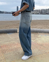グラデーションデニムパンツ / GM Gradation Denim Pants (XS ~ L)