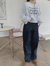 ダイヤモンドデニムパンツ / no.3014 Diamond Denim Pants
