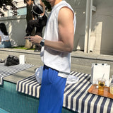 ラガーレーススリットスリーブレスシャツ/Lager Ice Slit Sleeveless Shirt (2 colors)