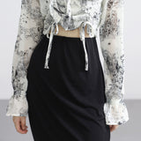 (Set) Heran Paisley Blouse + Top