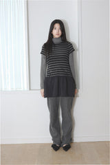 Stripe wool dress